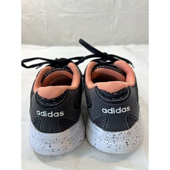 Adidas Neo Cloudfoam Speed W Womens Black/White/Pink Size 8 - Picture 16 of 16